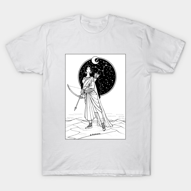 Indian Sagittarius T-Shirt by OlgaMaletina